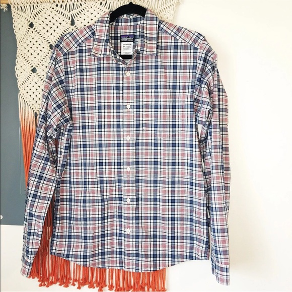Patagonia Other - Patagonia Organic Cotton Red Plaid Button Down